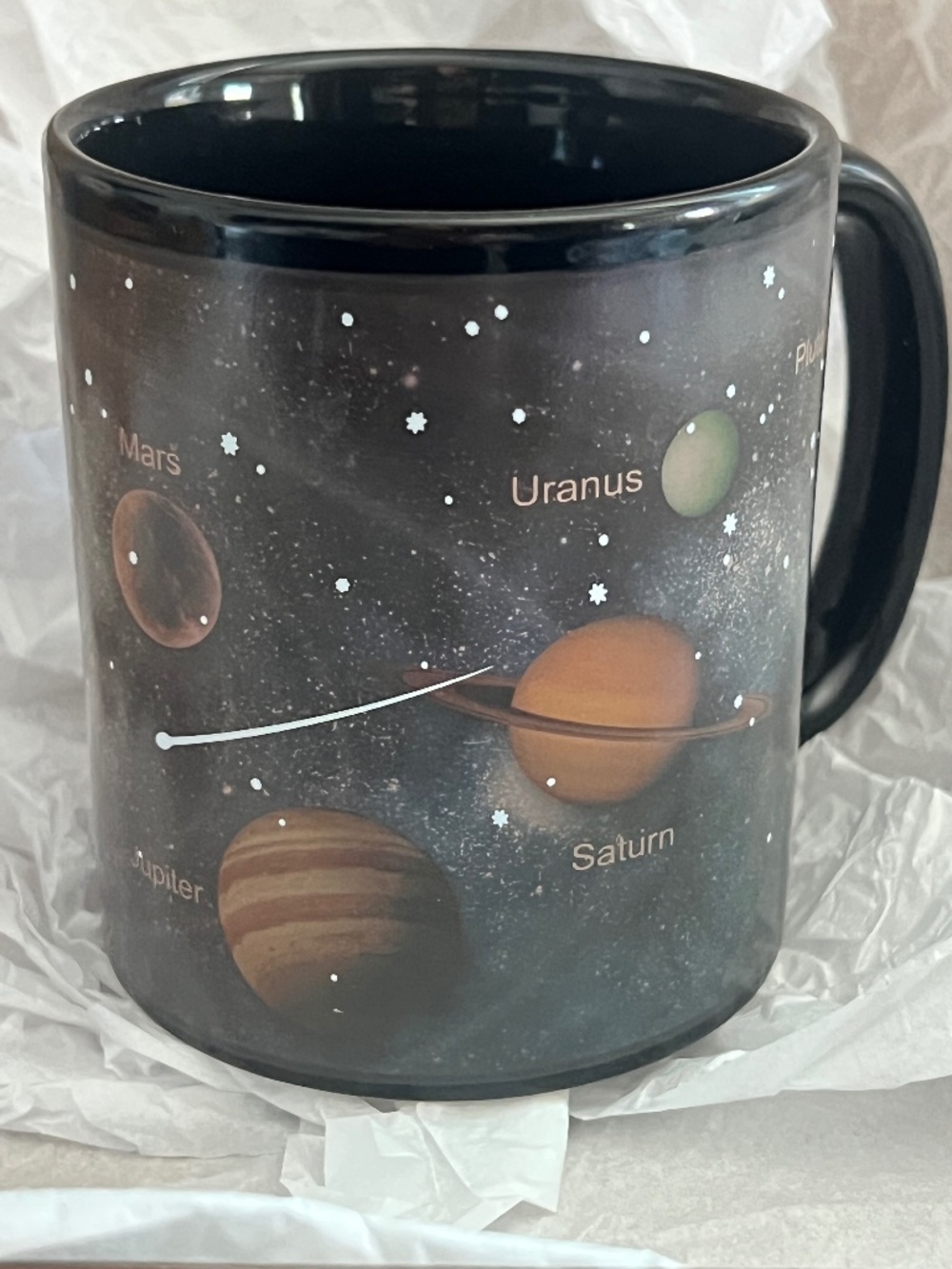 Heat Changing Solar System Ceramic Mug